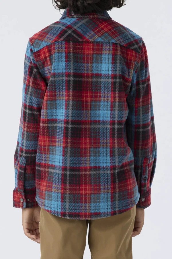 O’Neill BOY'S GLACIER PLAID SUPERFLEECE SHIRT^Kids/BOY Tops