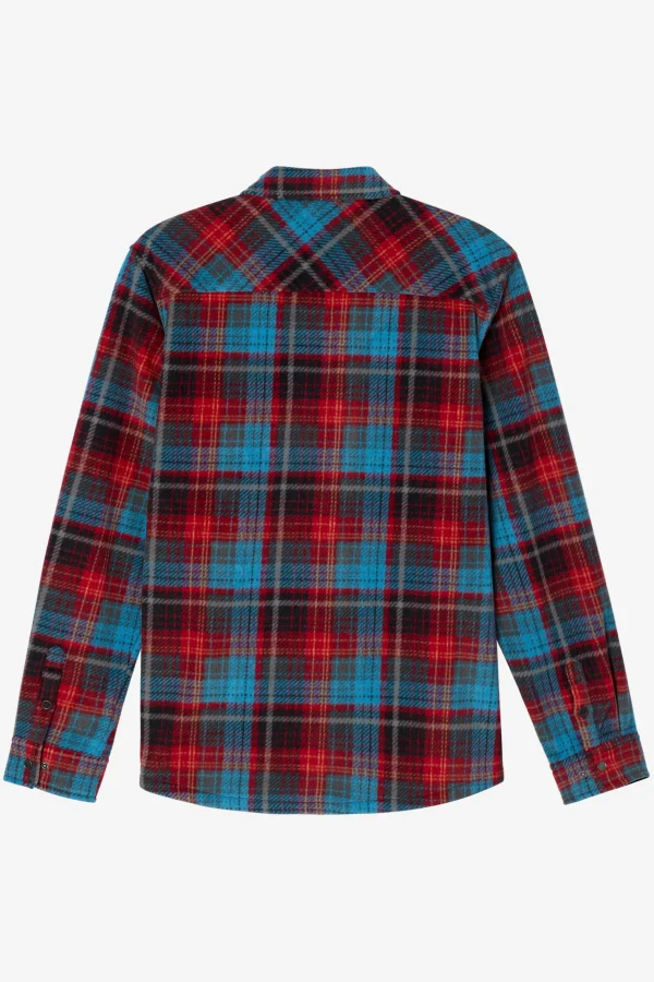 O’Neill BOY'S GLACIER PLAID SUPERFLEECE SHIRT^Kids/BOY Tops