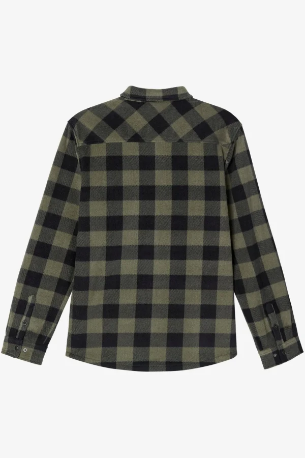 O’Neill BOY'S GLACIER PLAID SUPERFLEECE SHIRT^Kids/BOY Tops