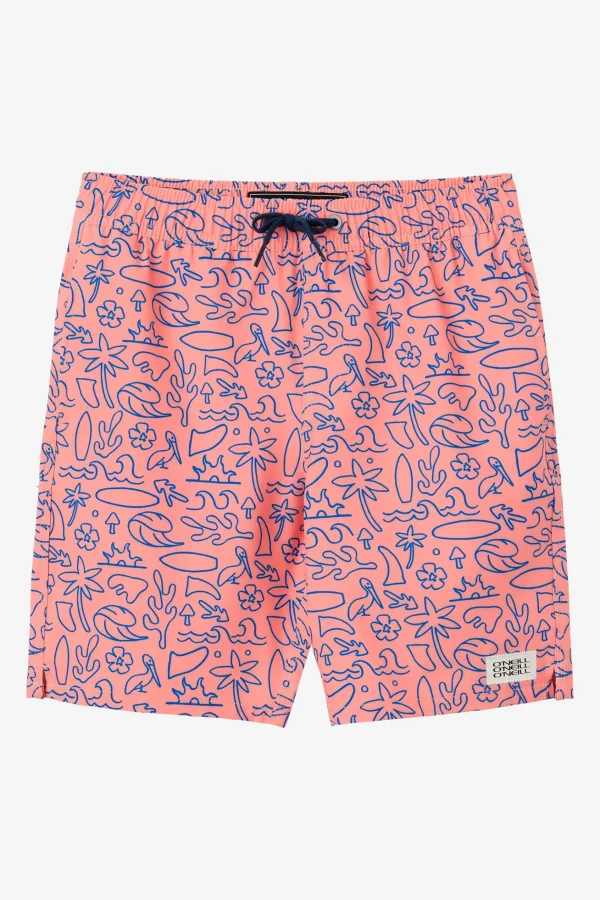 O’Neill BOY'S HERMOSA ELASTIC WAIST 16" SWIM TRUNKS^Kids/BOY Boardshorts