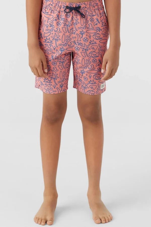 O’Neill BOY'S HERMOSA ELASTIC WAIST 16" SWIM TRUNKS^Kids/BOY Boardshorts