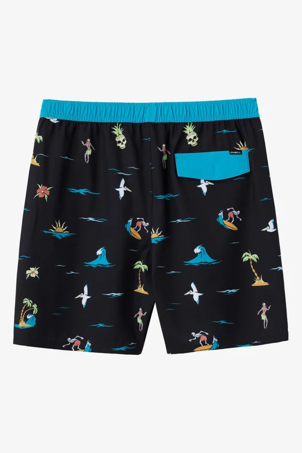 O’Neill BOY'S HERMOSA ELASTIC WAIST 16" SWIM TRUNKS^Kids/BOY Boardshorts