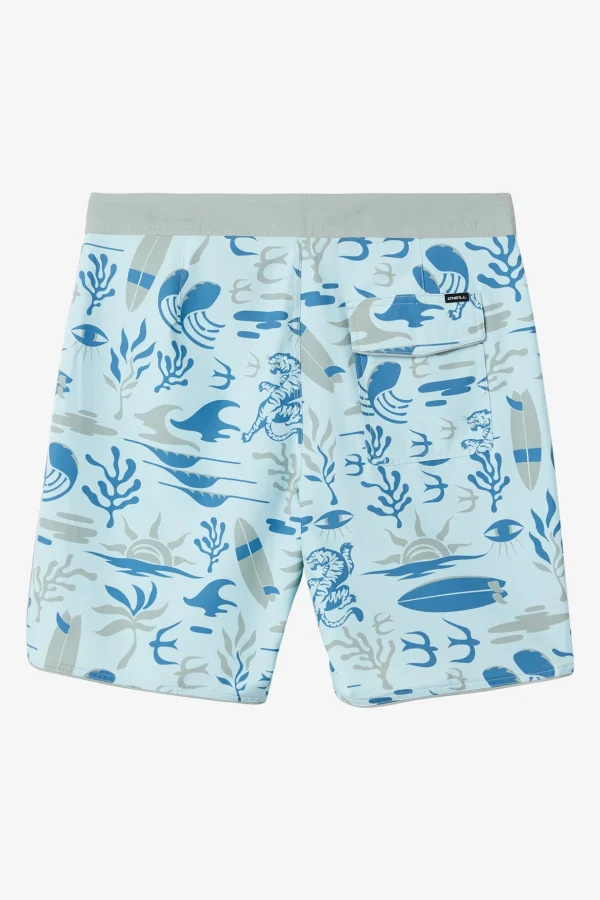 O’Neill BOY'S HYPERFREAK MYSTO SCALLOP 16" BOARDSHORTS^Kids/BOY Boardshorts