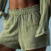 O’Neill CARLA CRINKLE DOUBLE GAUZE BEACH SHORTS^Women Cover-Ups | Bottoms