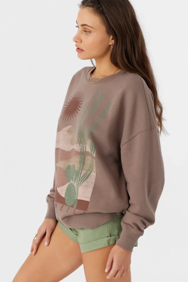 O’Neill CHOICE CREW NECK OVERSIZED FIT FLEECE PULLOVER^Women Graphic Tees & Tanks