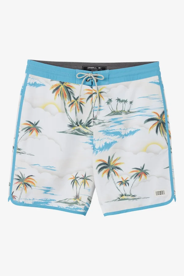 O’Neill CRUZER SCALLOP 18" BOARDSHORTS^ Side Pockets