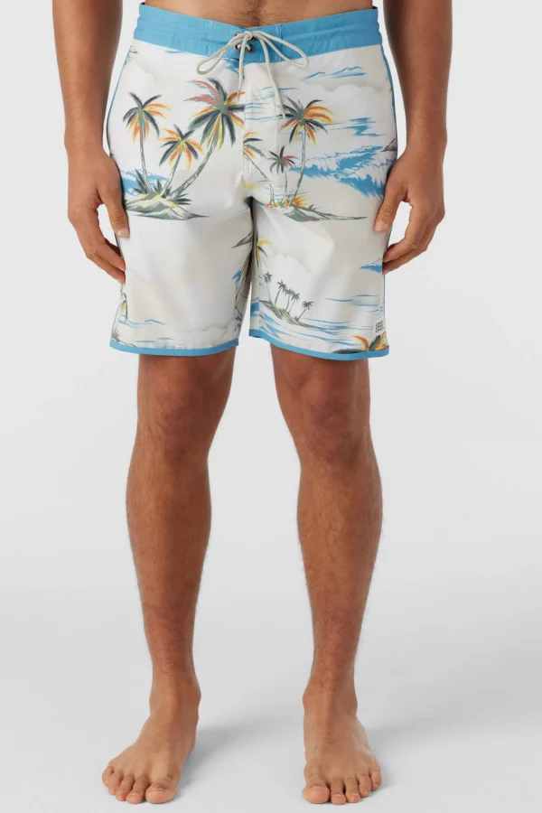 O’Neill CRUZER SCALLOP 18" BOARDSHORTS^ Side Pockets