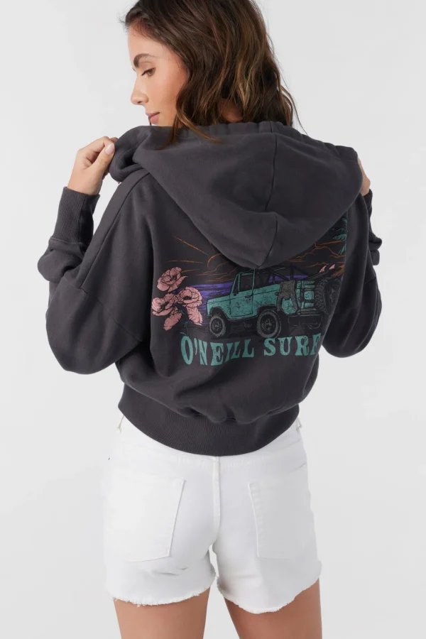 O’Neill DARCIE HOODED ZIP FLEECE JACKET^Women Graphic Tees & Tanks