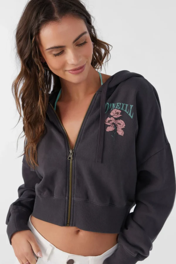 O’Neill DARCIE HOODED ZIP FLEECE JACKET^Women Graphic Tees & Tanks