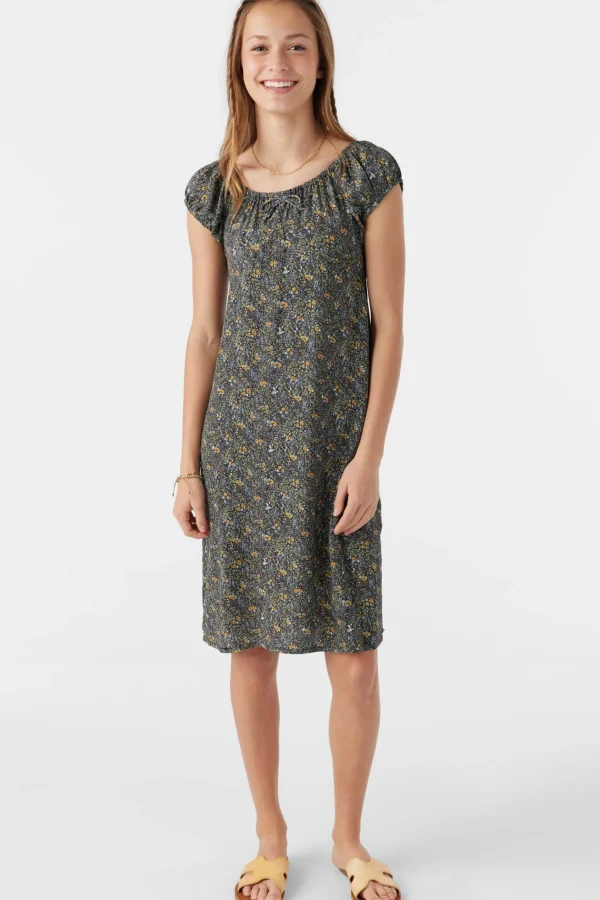 O’Neill GIRL'S GEMMIE AVA DITSY MIDI DRESS^Kids Dresses