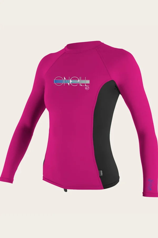 O’Neill GIRL'S PREMIUM SKINS L/S RASH GUARD^Kids/BOY Uv-Sun-Protection Rash Guards | Uv-Sun-Protection Rash Guards