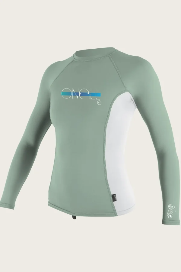 O’Neill GIRL'S PREMIUM SKINS L/S RASH GUARD^Kids/BOY Uv-Sun-Protection Rash Guards | Uv-Sun-Protection Rash Guards