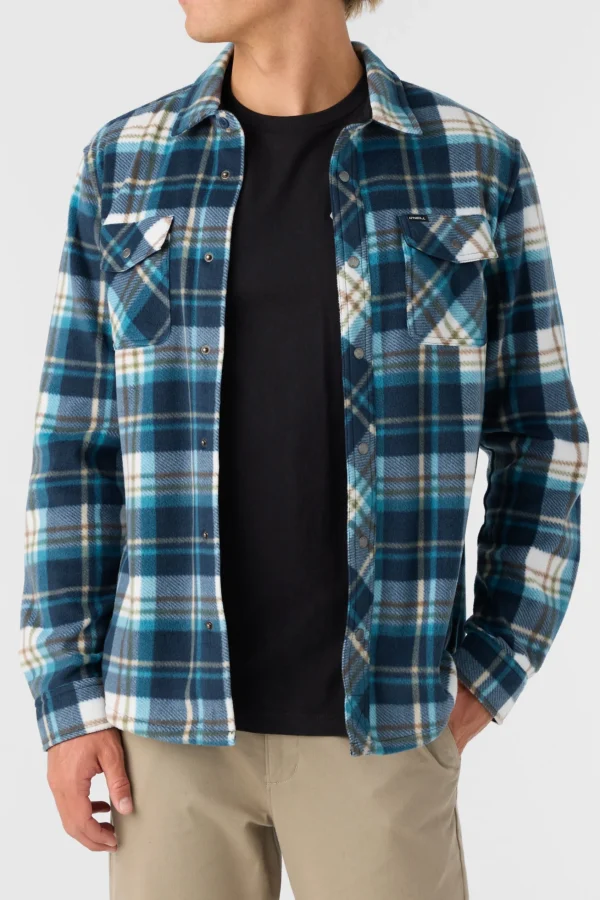 O’Neill GLACIER STANDARD FIT SUPERFLEECE OVERSHIRT^ Shirts & Flannels