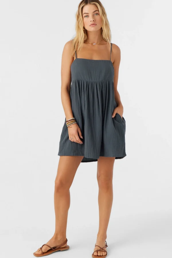 O’Neill HADIA CRINKLE DOUBLE GAUZE MINI DRESS^Women Cover-Ups