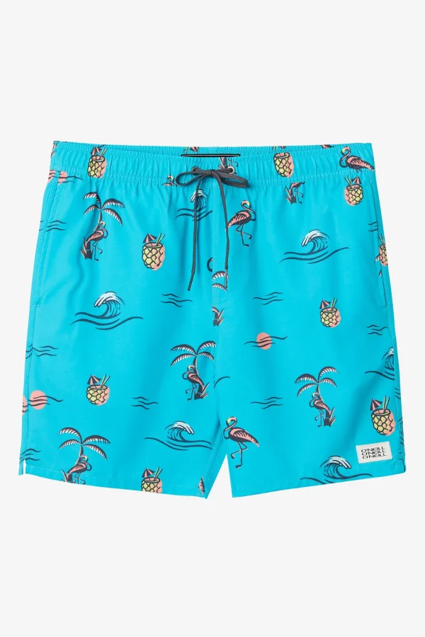 O’Neill HERMOSA ELASTIC WAIST 17" SWIM TRUNKS^ Swim Trunks