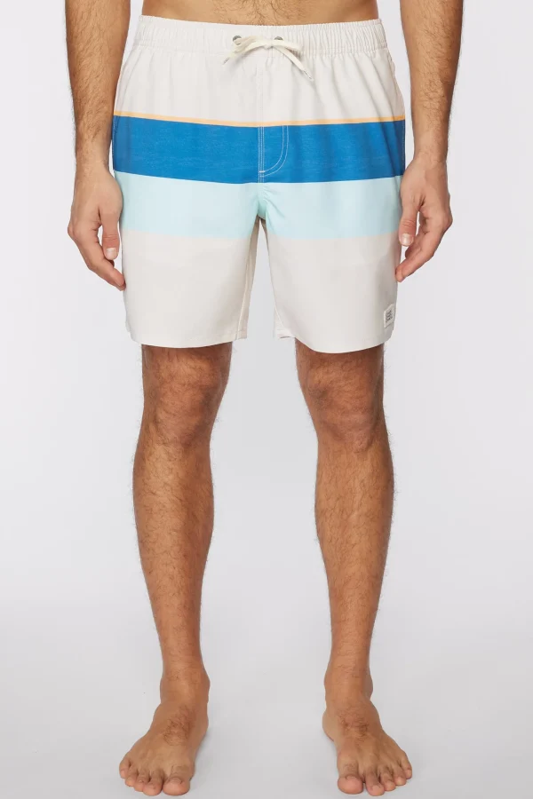 O’Neill HERMOSA ELASTIC WAIST 17" SWIM TRUNKS^ Side Pockets