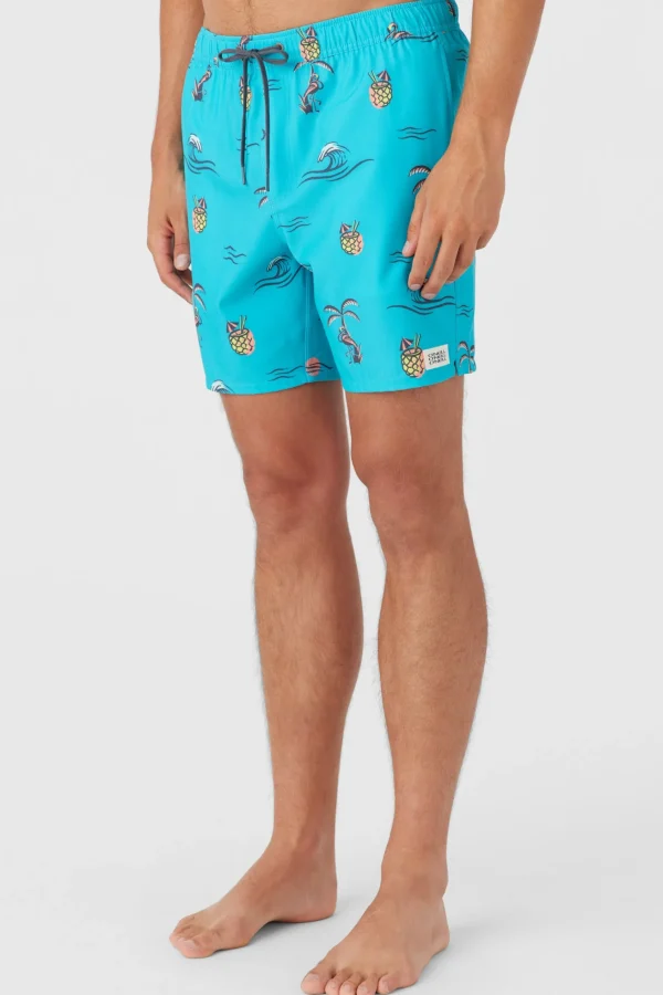 O’Neill HERMOSA ELASTIC WAIST 17" SWIM TRUNKS^ Swim Trunks