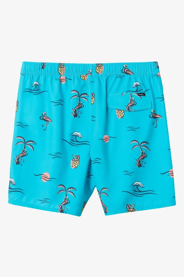 O’Neill HERMOSA ELASTIC WAIST 17" SWIM TRUNKS^ Swim Trunks