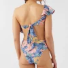 O’Neill JADIA FLORAL LONG BEACH HIGH WAIST CHEEKY BOTTOMS^Women Cheeky | Bikini Bottoms