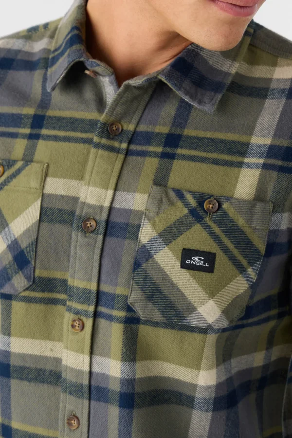 O’Neill LANDMARKED FLANNEL STANDARD FIT LONG SLEEVE SHIRT^ Shirts & Flannels