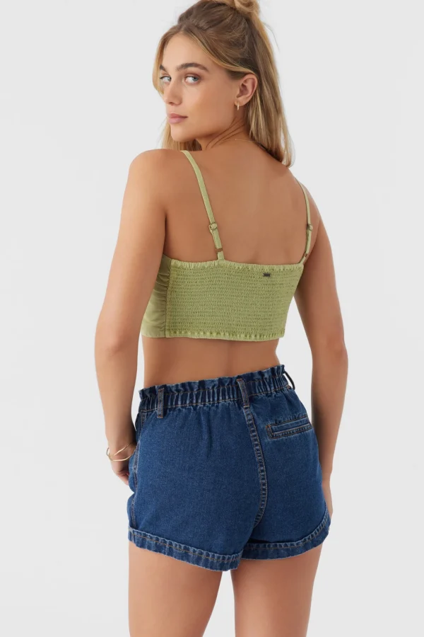 O’Neill LEA TIE-FRONT CROP TOP^Women Tops