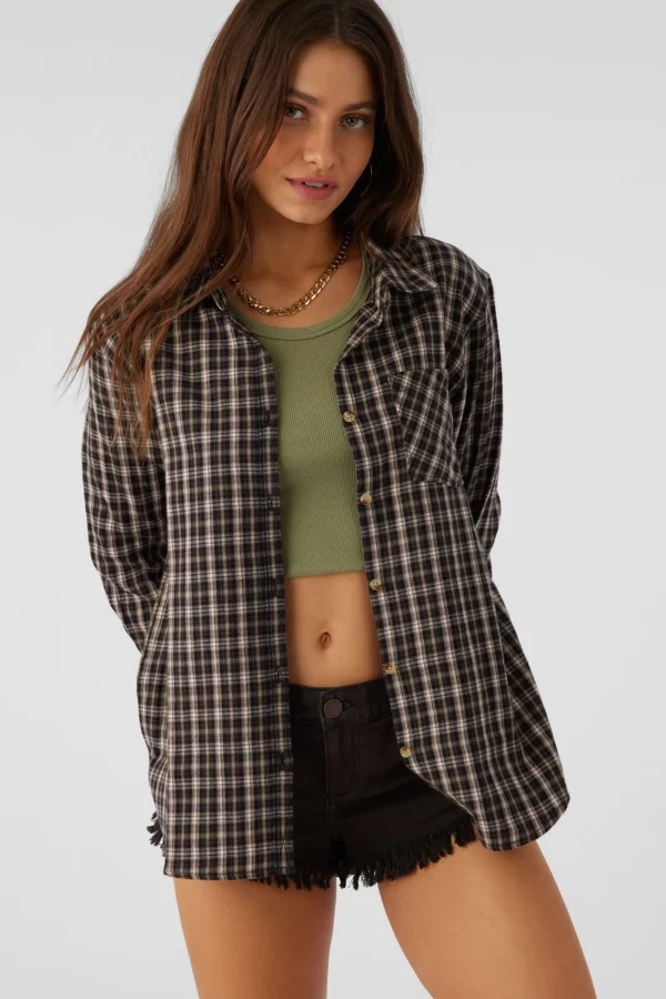 O’Neill LOGAN FLANNEL RELAXED FIT SHIRT^Women Tops