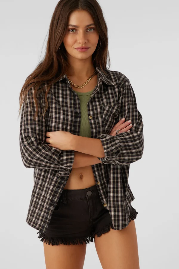 O’Neill LOGAN FLANNEL RELAXED FIT SHIRT^Women Tops