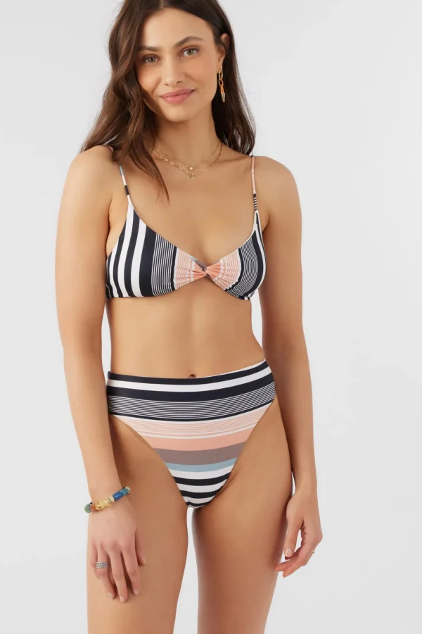 O’Neill MERHABA STRIPE MALIBU TWIST BRALETTE TOP^Women Bralette | Bikini Tops