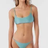 O’Neill MIZI METALLIC RIB SURFSIDE BRALETTE TOP^Women Bralette | Bikini Tops