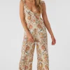 O’Neill MONYCA SOFIA FLORAL FLUTTER TANK JUMPSUIT^Women Jumpsuits & Rompers