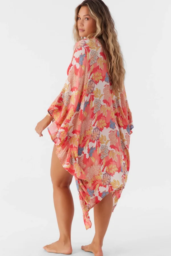 O’Neill NATALIE ANTAYLA FLORAL KIMONO COVER-UP^Women Cover-Ups