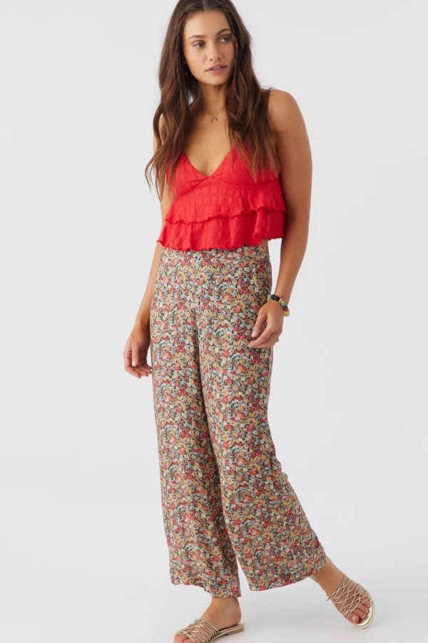 O’Neill RYLAN EDEN DITSY WIDE LEG PANTS^Women Bottoms