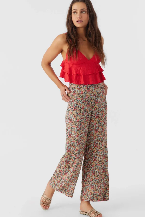 O’Neill RYLAN EDEN DITSY WIDE LEG PANTS^Women Bottoms