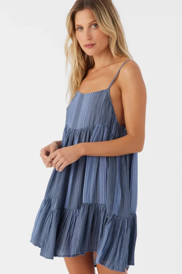 O’Neill SALTWATER ESSENTIALS RILEE STRIPED COVER-UP DRESS^Women Cover-Ups