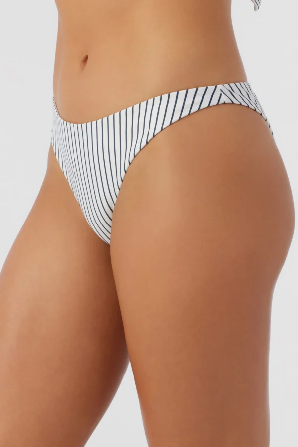 O’Neill SALTWATER ESSENTIALS STRIPE FLAMENCO HIGH CUT CHEEKY BOTTOMS^Women Cheeky | Bikini Bottoms