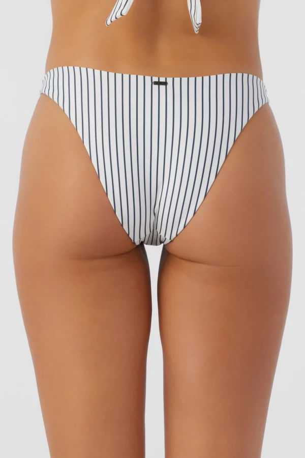 O’Neill SALTWATER ESSENTIALS STRIPE FLAMENCO HIGH CUT CHEEKY BOTTOMS^Women Cheeky | Bikini Bottoms