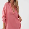 O’Neill SALTWATER SOLIDS BELIZIN COVER-UP TUNIC^Women Cover-Ups