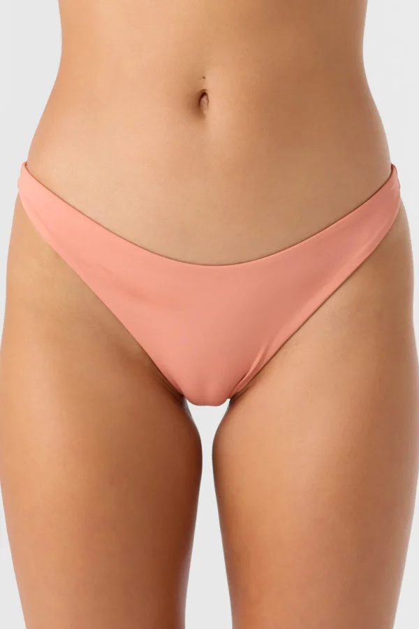 O’Neill SALTWATER SOLIDS FLAMENCO HIGH CUT CHEEKY BOTTOMS^Women Cheeky