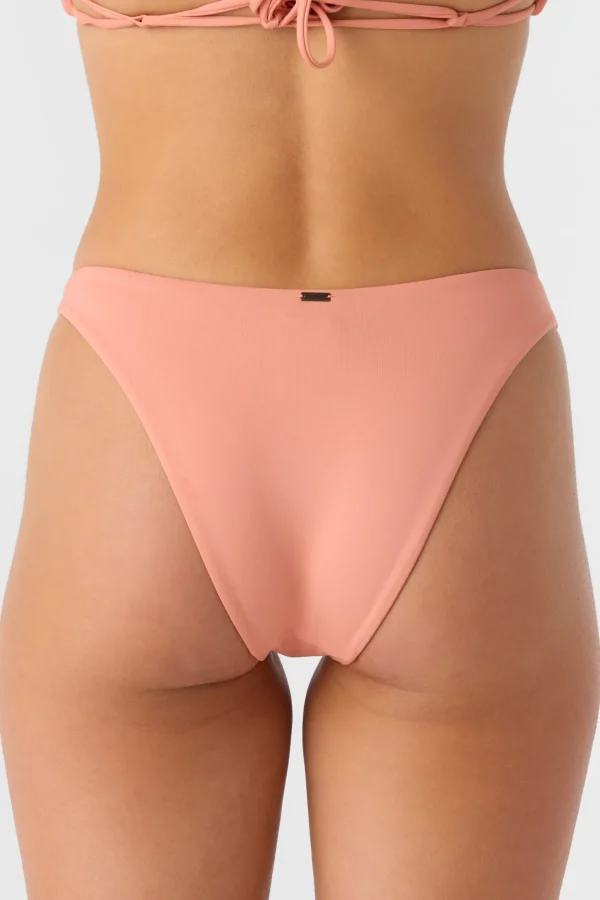 O’Neill SALTWATER SOLIDS FLAMENCO HIGH CUT CHEEKY BOTTOMS^Women Cheeky