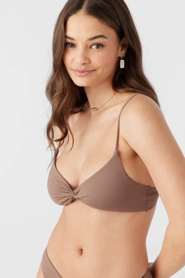 O’Neill SALTWATER SOLIDS MALIBU TWIST BRALETTE TOP^Women Bralette | Bikini Tops