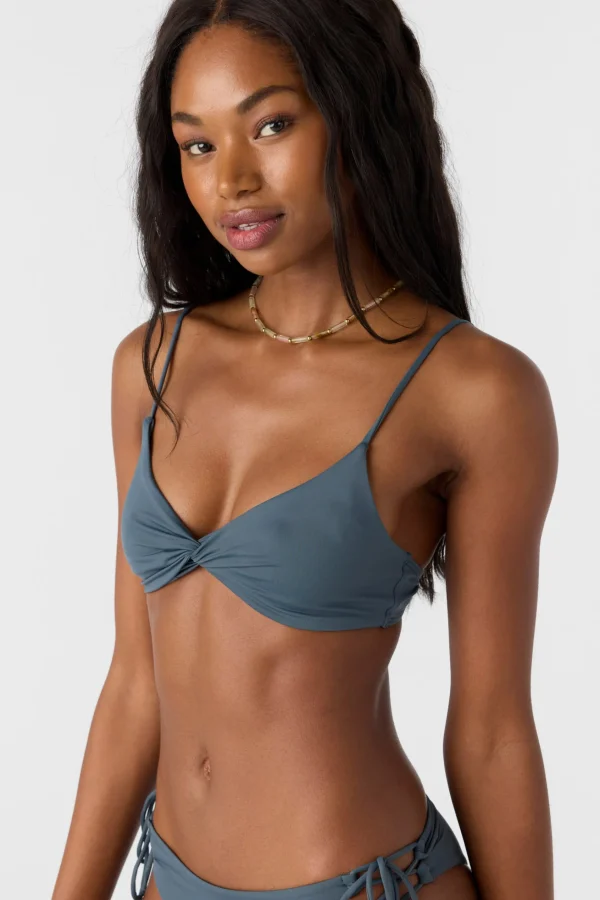 O’Neill SALTWATER SOLIDS MALIBU TWIST BRALETTE TOP^Women D/Dd Cup | Bralette