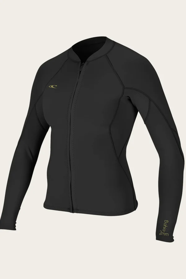 O’Neill WOMEN'S BAHIA 1.5MM FRONT ZIP JACKET^Women Neoprene Tops