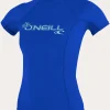 O’Neill WOMEN'S BASIC 50+ S/S RASH GUARD^Women Uv Protection Rash Guards