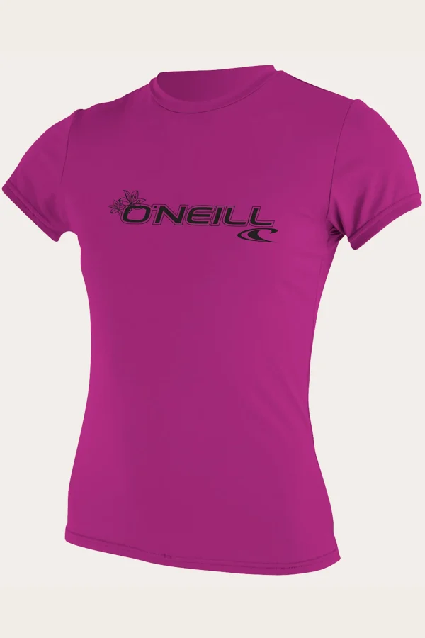 O’Neill WOMEN'S BASIC S/S SUN SHIRT^Women Uv Protection Rash Guards