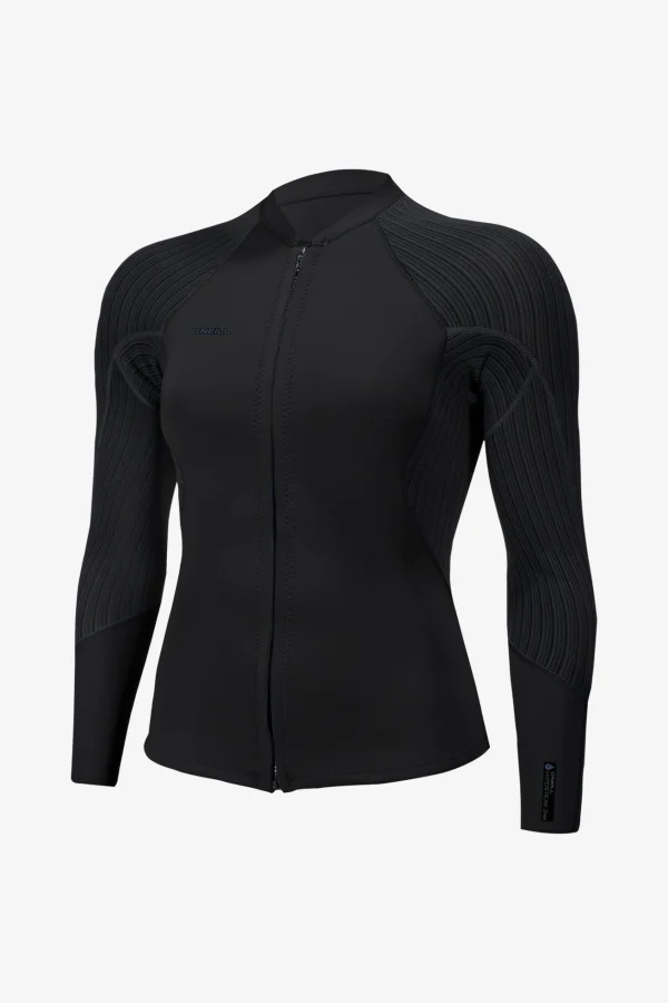 O’Neill WOMEN'S HYPERFREAK 2MM FRONT ZIP JACKET^Women Neoprene Tops