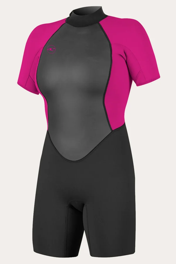 O’Neill WOMEN'S REACTOR-2 2MM BACK ZIP S/S SPRING WETSUIT^Women Spring Suits