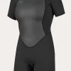 O’Neill WOMEN'S REACTOR-2 2MM BACK ZIP S/S SPRING WETSUIT^Women Spring Suits