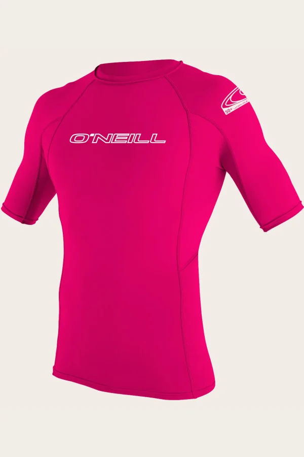 O’Neill YOUTH BASIC SKINS 50+ S/S RASH GUARD^Kids/BOY Uv-Sun-Protection Rash Guards | Uv-Sun-Protection Rash Guards