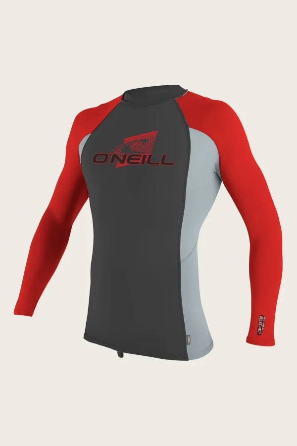 O’Neill YOUTH PREMIUM SKINS L/S RASH GUARD^Kids/BOY Uv-Sun-Protection Rash Guards | Uv-Sun-Protection Rash Guards