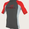 O’Neill YOUTH PREMIUM SKINS S/S RASH GUARD^Kids/BOY Uv-Sun-Protection Rash Guards | Uv-Sun-Protection Rash Guards